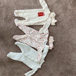 Winter onesie set 0-3 month